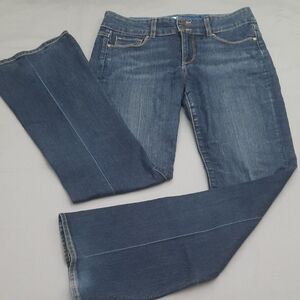 PAIGE Women's Boot Cut Jeans in Deep Blue - Size 26